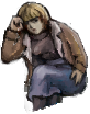 Karin's sprite from Ending A screen.