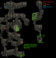 Annotated map of Level 5 Thicket version B