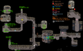 Annotated map of Level 5 Mines version A