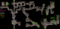 Annotated map of Level 6 Mines Cave-in