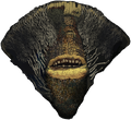 Datamined image showing the God of the Depths' full head, mouth closed.