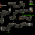 Annotated map of Level 3 Thicket version B